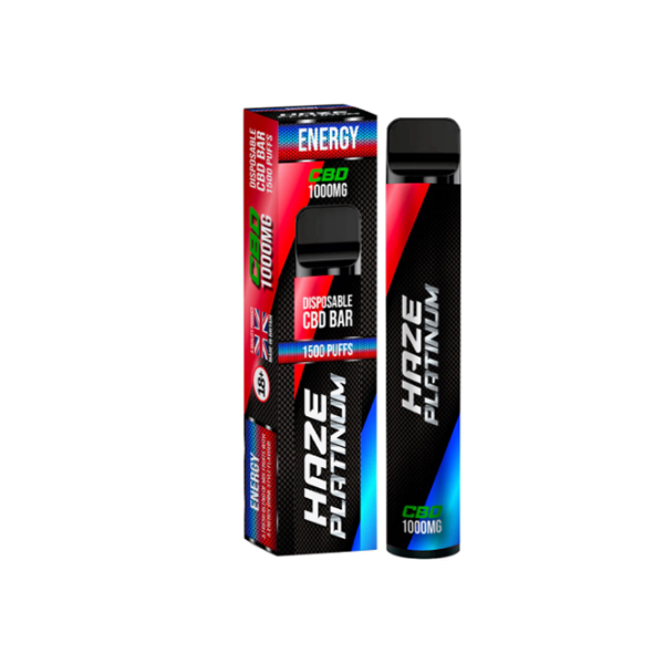 Haze Platinum 1000mg CBD Disposable Vape Device 1500 Puffs - Image 3