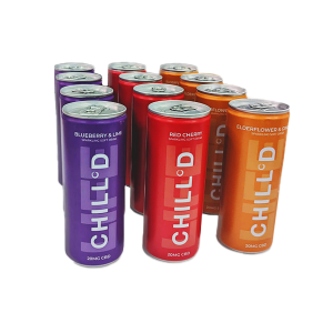 36 x CHILLD 20mg CBD Sparkling 250ml Multi-case Deal