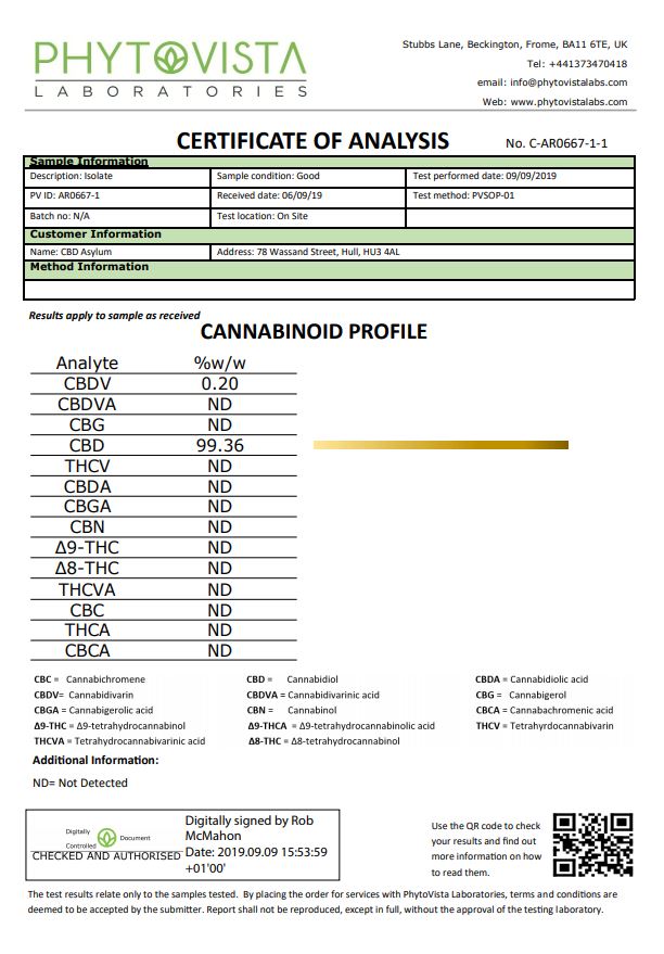 CBD Asylum 2000mg CBD Pro Oil 20ml (BUY 1 GET 2 FREE) - Image 2