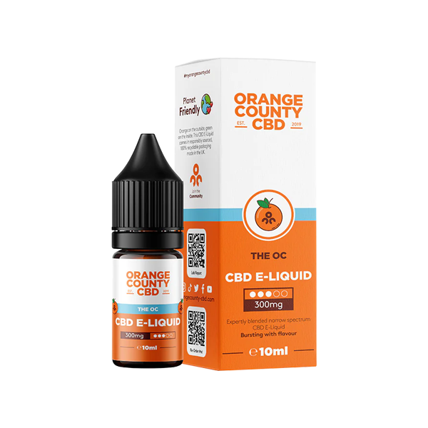 Orange County CBD 300mg Broad Spectrum CBD E-liquid 10ml (50VG/50PG) - Image 10