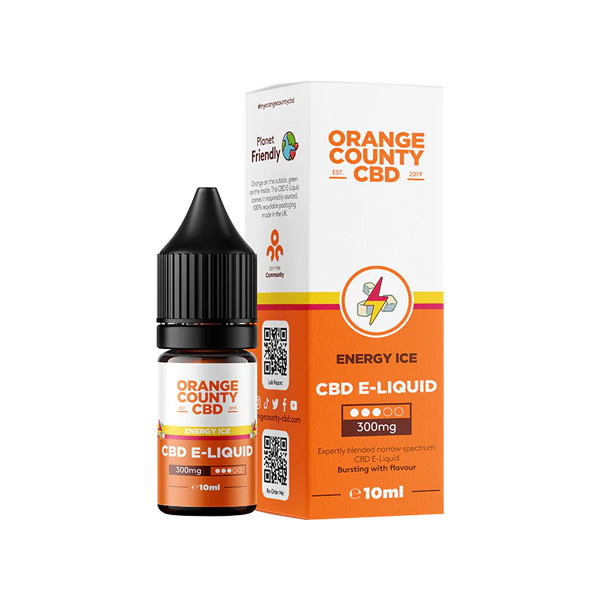Orange County CBD 300mg Broad Spectrum CBD E-liquid 10ml (50VG/50PG) - Image 3