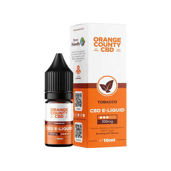 Orange County CBD 300mg Broad Spectrum CBD E-liquid 10ml (50VG/50PG) - Image 9