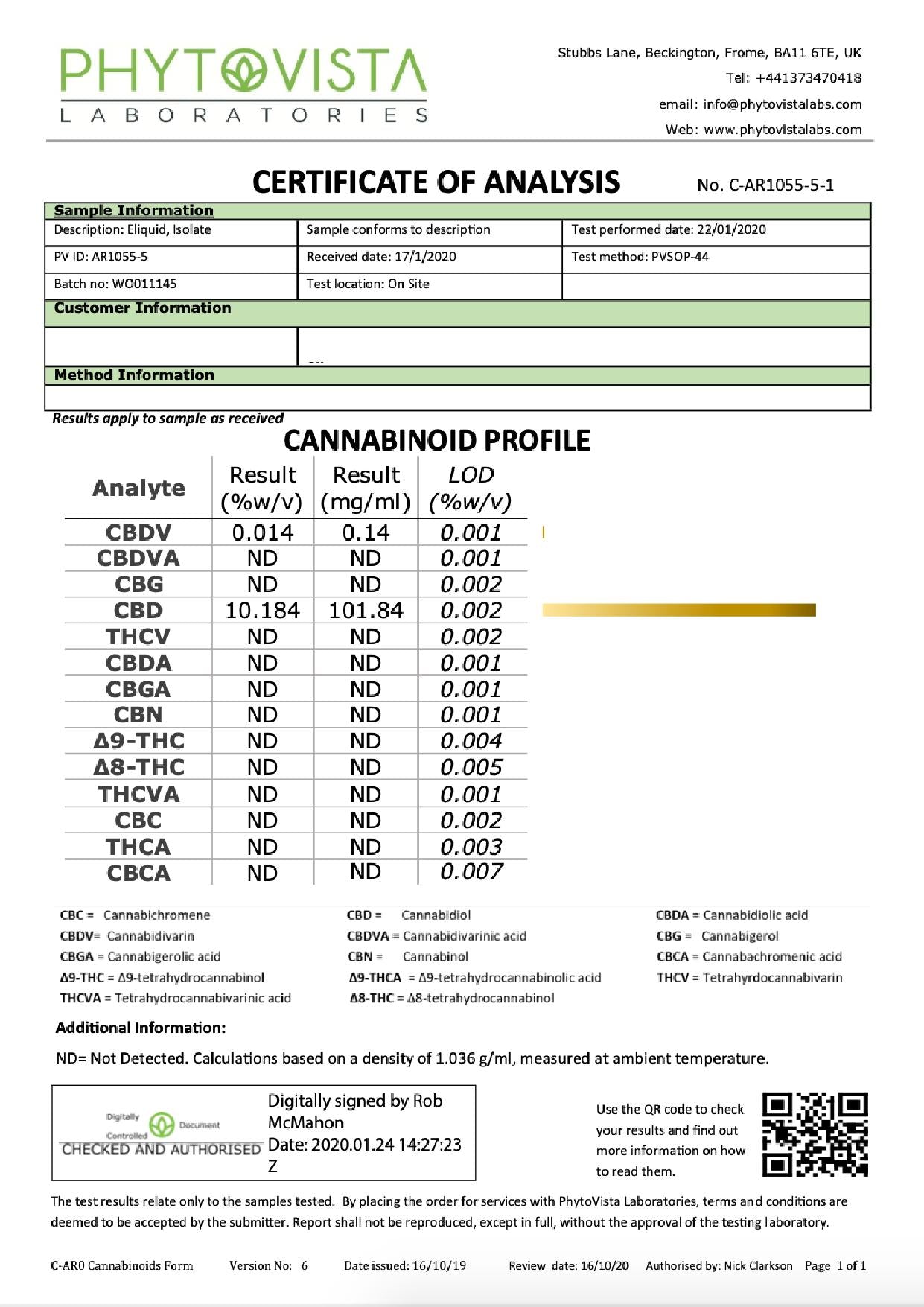 Mr Nice Skunk Booster High 1000mg CBD E-Liquid Shot - Image 2