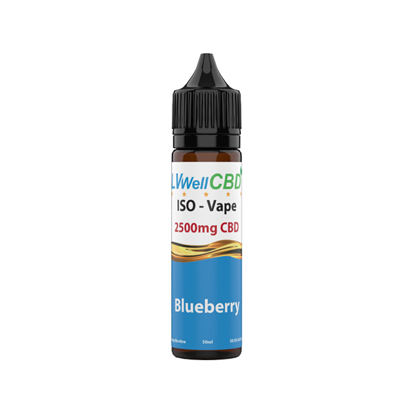 LVWell CBD Iso-Vape 2500mg CBD E-liquid 50ml (50VG/50PG) - Image 2