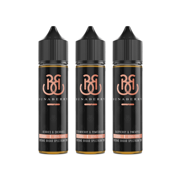 Bunaberry 1000mg Broad Spectrum CBD E-liquid 50ml (50VG/50PG) - Image 4