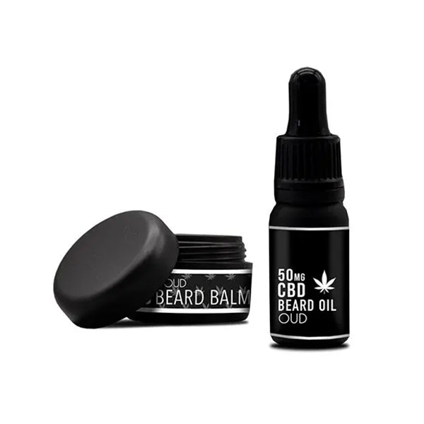 NKD 150mg CBD Twin Pack OUD Beard Oil and balm (BUY 1 GET 1 FREE) - Image 3