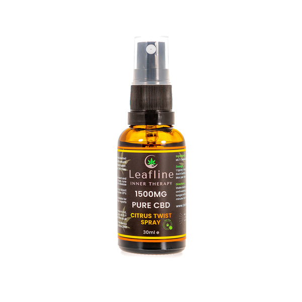 CBD Leafline 1500mg CBD MCT Oil Spray - 30ml - Image 3