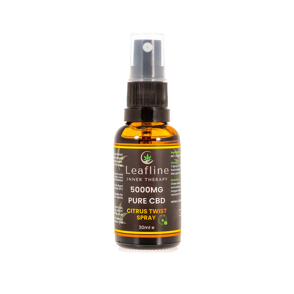 CBD Leafline 5000mg CBD MCT Oil Spray - 30ml - Image 2