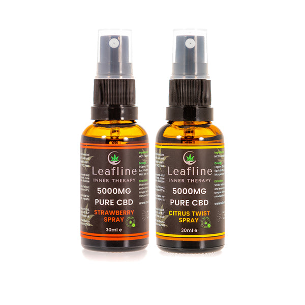 CBD Leafline 5000mg CBD MCT Oil Spray - 30ml - Image 3