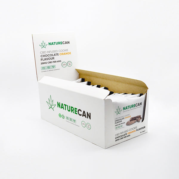 Naturecan 25mg CBD Double Chocolate Orange Cookie 60g - Image 2