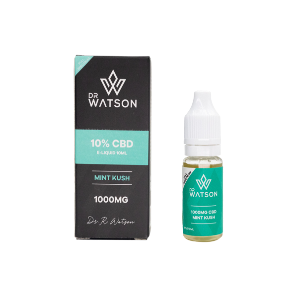 Dr Watson 1000mg Full Spectrum CBD E-liquid 10ml (BUY 1 GET 1 FREE) - Image 2