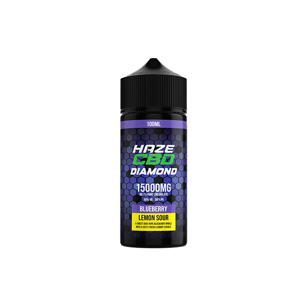 Haze CBD Diamond 15000mg CBD E-Liquid 100ml - Image 4