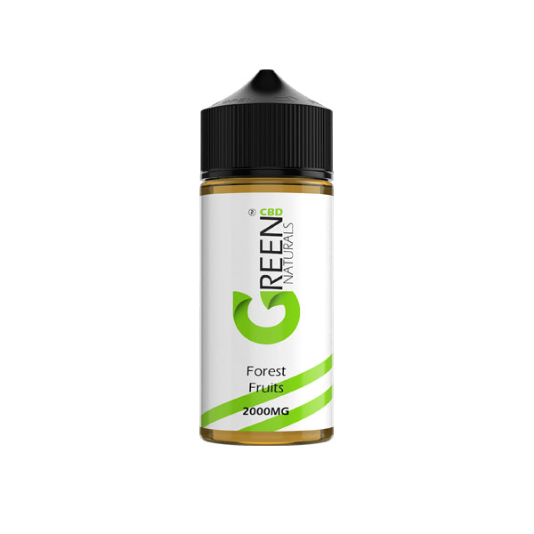 Green Naturals 2000mg CBD Vaping Liquid 100ml (50PG/50VG) - Image 4