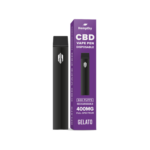 Hempthy 400mg CBD Disposable Vape Pen 600 Puffs - Image 7