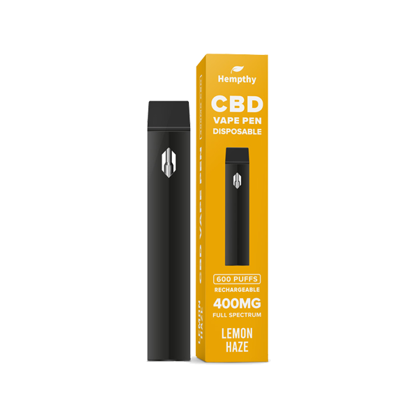 Hempthy 400mg CBD Disposable Vape Pen 600 Puffs - Image 9