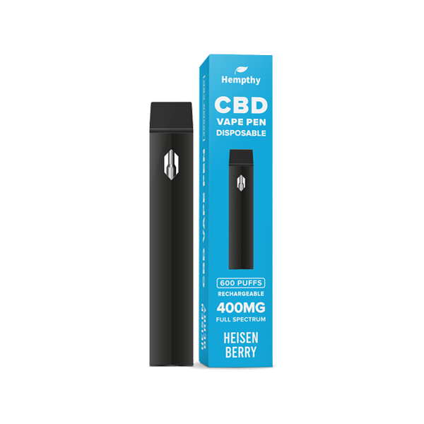 Hempthy 400mg CBD Disposable Vape Pen 600 Puffs - Image 2