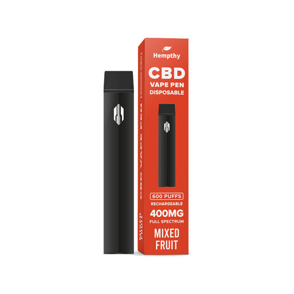 Hempthy 400mg CBD Disposable Vape Pen 600 Puffs - Image 6