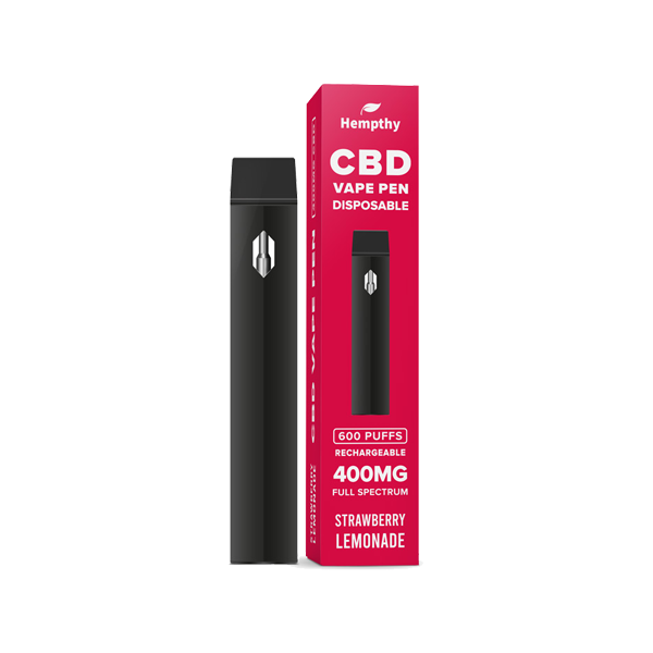 Hempthy 400mg CBD Disposable Vape Pen 600 Puffs - Image 4