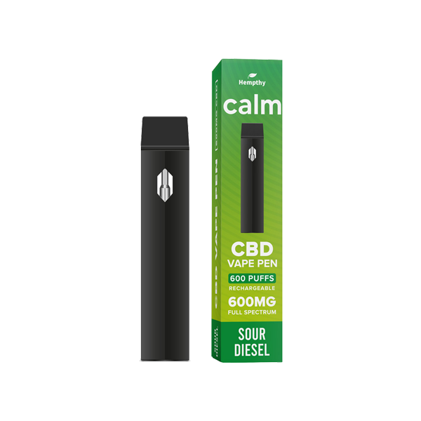 Hempthy 600mg CBD Disposable Vape Pen 600 Puffs - Image 4