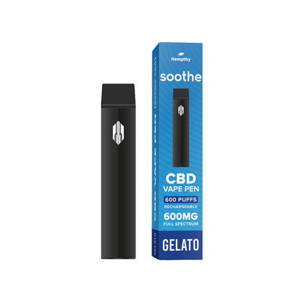 Hempthy 600mg CBD Disposable Vape Pen 600 Puffs - Image 2