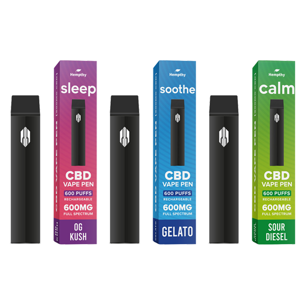 Hempthy 600mg CBD Disposable Vape Pen 600 Puffs - Image 5