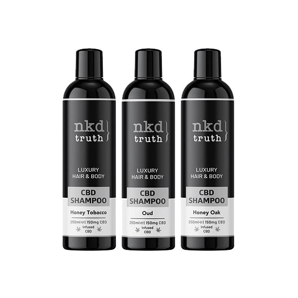 NKD 150mg CBD Hair and Body Shampoo 250ml (BUY 1 GET 1 FREE) - Image 4