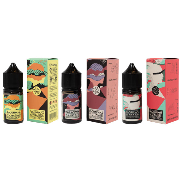 Pachamama 500mg CBD Vaping Liquid 30ml (70PG/30VG) - Image 4