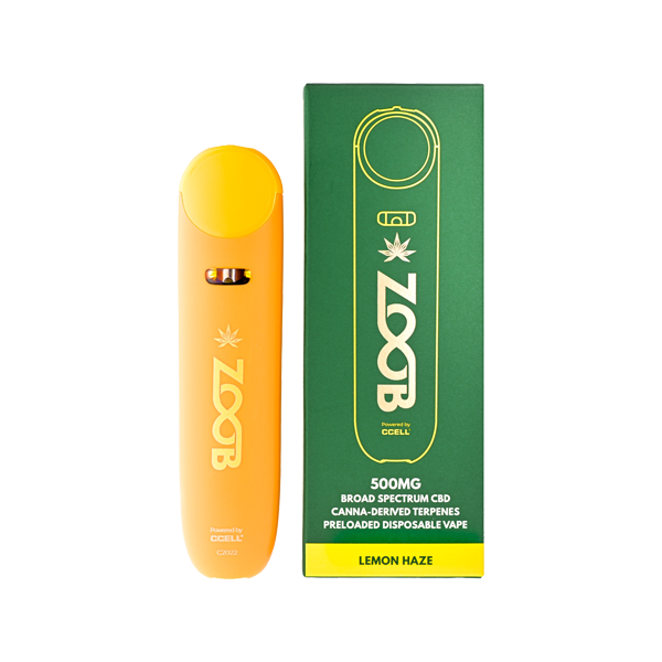 Zoob 500mg Broad Spectrum CBD Vape Pen - Image 3