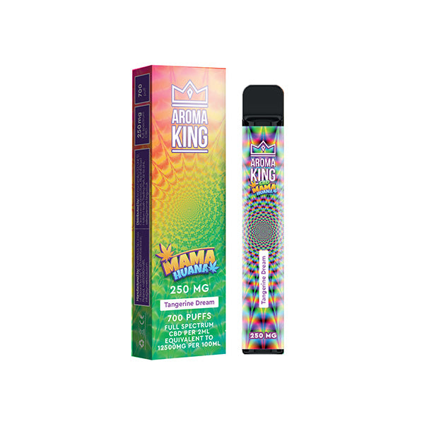 Aroma King Mama Huana 250mg CBD Disposable Vape Device 700 Puffs - Image 2