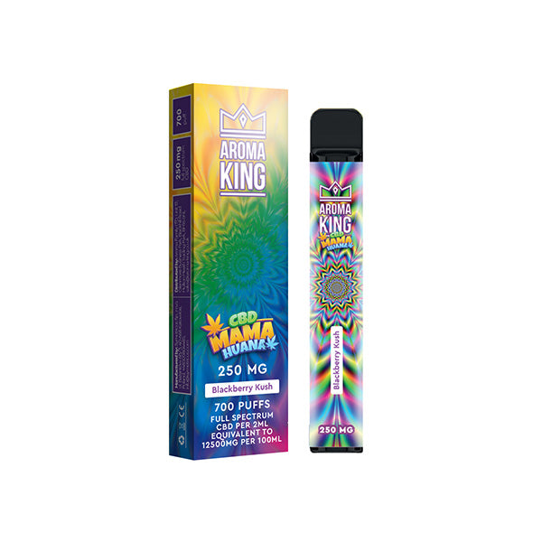 Aroma King Mama Huana 250mg CBD Disposable Vape Device 700 Puffs - Image 7
