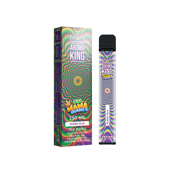 Aroma King Mama Huana 250mg CBD Disposable Vape Device 700 Puffs - Image 5