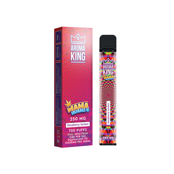 Aroma King Mama Huana 250mg CBD Disposable Vape Device 700 Puffs - Image 6