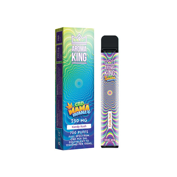 Aroma King Mama Huana 250mg CBD Disposable Vape Device 700 Puffs - Image 12