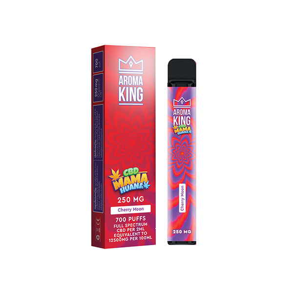 Aroma King Mama Huana 250mg CBD Disposable Vape Device 700 Puffs - Image 8