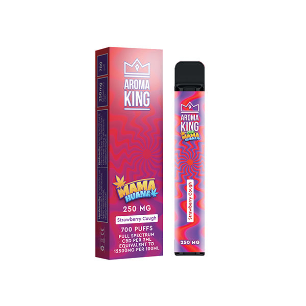 Aroma King Mama Huana 250mg CBD Disposable Vape Device 700 Puffs - Image 4