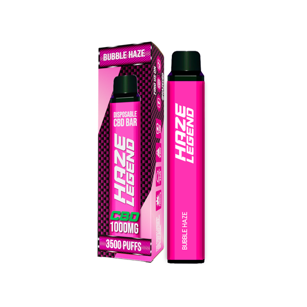 Haze Legend 1000mg CBD Disposable Vape Device 3500 Puffs - Image 2