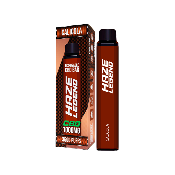 Haze Legend 1000mg CBD Disposable Vape Device 3500 Puffs - Image 4