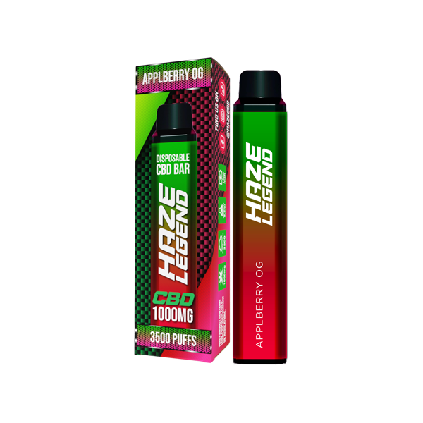 Haze Legend 1000mg CBD Disposable Vape Device 3500 Puffs - Image 5