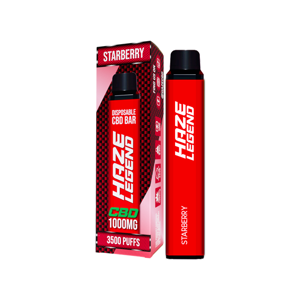 Haze Legend 1000mg CBD Disposable Vape Device 3500 Puffs - Image 3