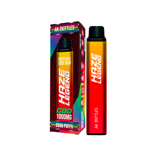 Haze Legend 1000mg CBD Disposable Vape Device 3500 Puffs - Image 6