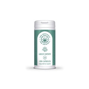 CBD Brothers Green Edition 420mg CBD-CBDA Vegan Capsules - 30 Caps