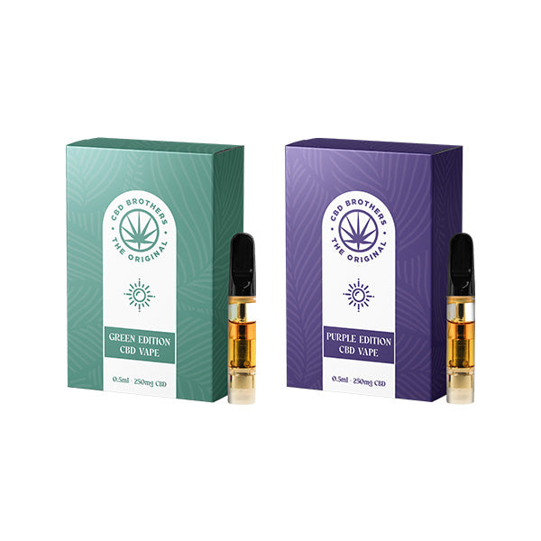 CBD Brothers 250mg Vape Cartridges - 0.5ml - Image 3