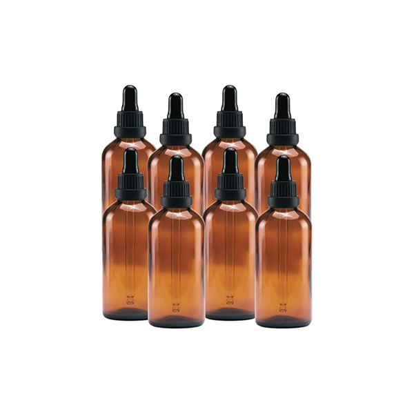 Bulk Empty Amber Glass Tincture Bottles 100ml - Image 3