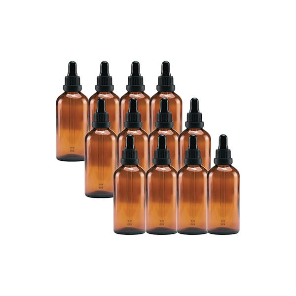 Bulk Empty Amber Glass Tincture Bottles 100ml - Image 6
