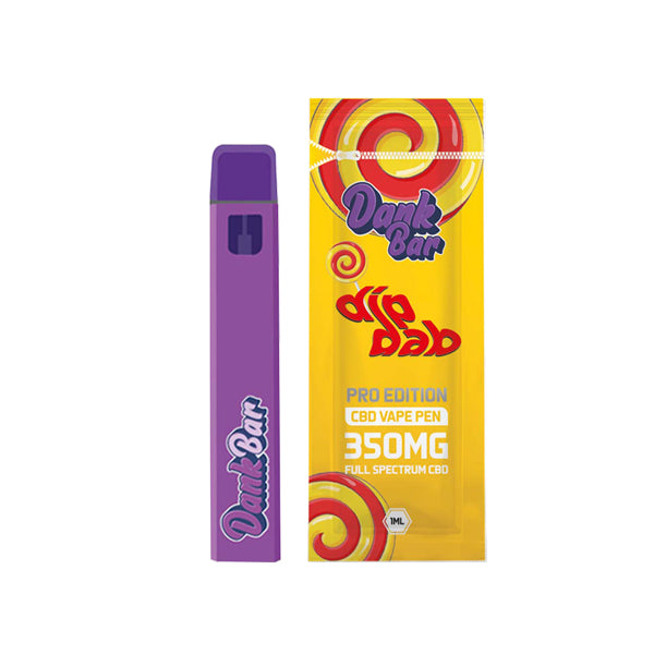 Dank Bar Pro Edition 350mg Full Spectrum CBD Vape Disposable by Purple Dank - 12 flavours (BUY 1 GET 1 FREE) - Image 2