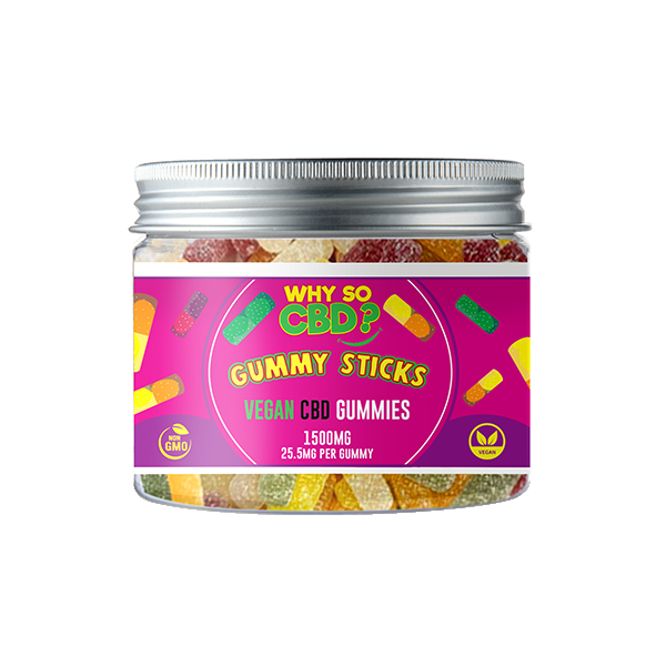 Why So CBD? 1500mg Broad Spectrum CBD Small Vegan Gummies - 11 Flavours - Image 4