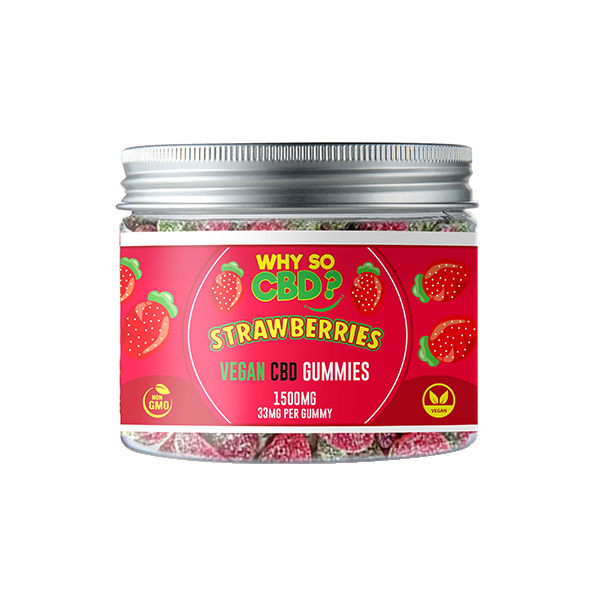 Why So CBD? 1500mg Broad Spectrum CBD Small Vegan Gummies - 11 Flavours - Image 2