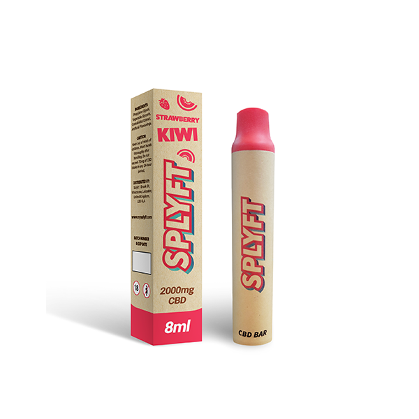 SPLYFT Eco Bar 2000mg CBD Biodegradable Disposable Vape - 3500 puffs - (+ FREE Splyft Cone) - Image 5