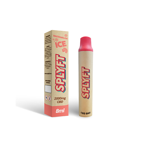 SPLYFT Eco Bar 2000mg CBD Biodegradable Disposable Vape - 3500 puffs - (+ FREE Splyft Cone) - Image 4