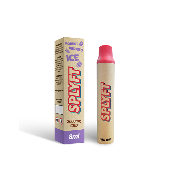 SPLYFT Eco Bar 2000mg CBD Biodegradable Disposable Vape - 3500 puffs - (+ FREE Splyft Cone) - Image 6